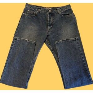 London Jeans Boot Cut Women’s Sz 14 Blue Medium Wash Denim Cotton RN 80763 Y2K